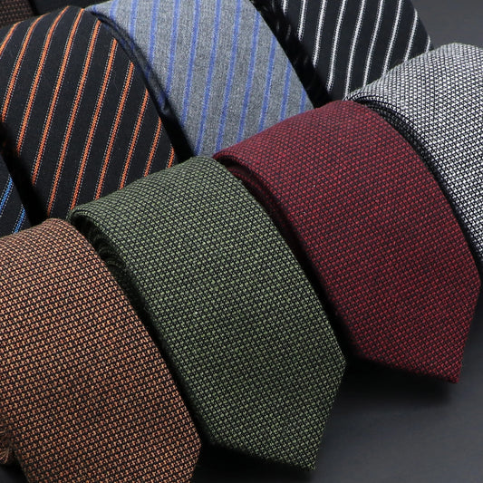 Wool Slim Tie